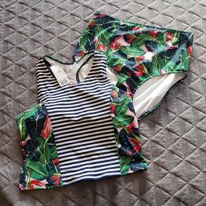 NWT Lime Rick Jungle High Waisted Set